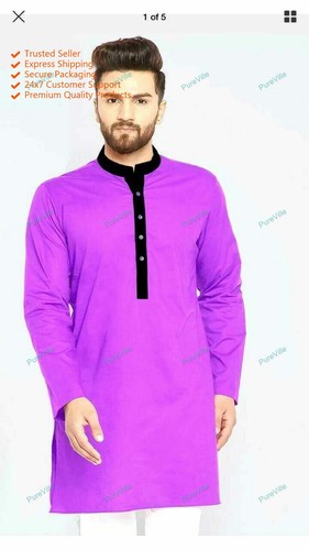 Chemise indienne coton pour - en,